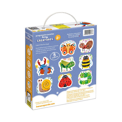 Banana Panda Progressive Puzzles Tiny Creatures - Toby Tiger