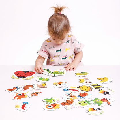 Banana Panda Progressive Puzzles Tiny Creatures - Toby Tiger