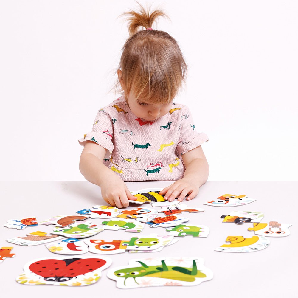 Banana Panda Progressive Puzzles Tiny Creatures - Toby Tiger