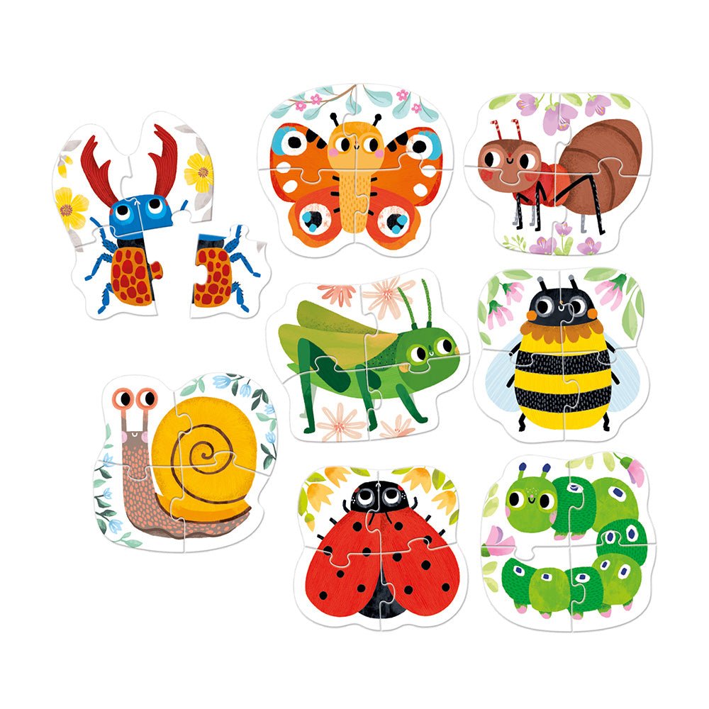 Banana Panda Progressive Puzzles Tiny Creatures - Toby Tiger