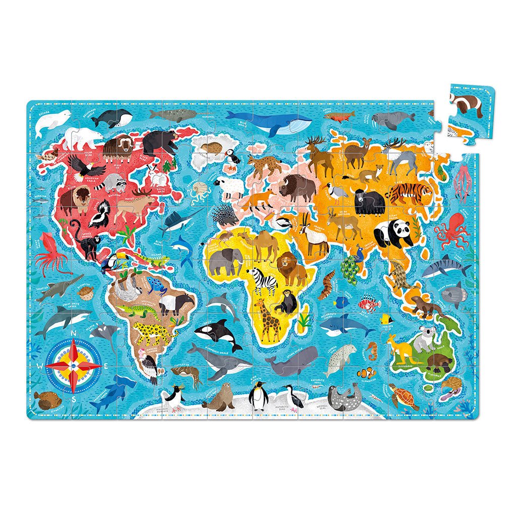 Banana Panda Puzzlove Animals Around the World - Toby Tiger