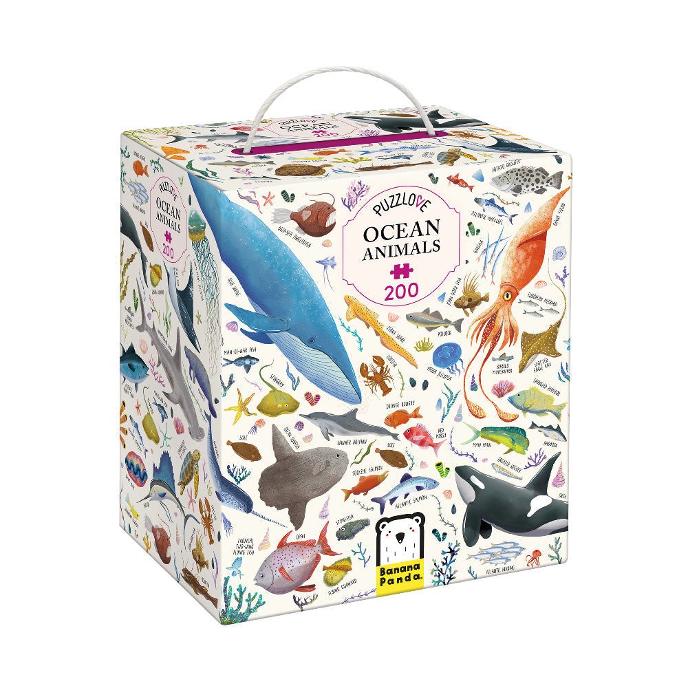 Banana Panda Puzzlove Ocean Animals (200 pcs) - Toby Tiger