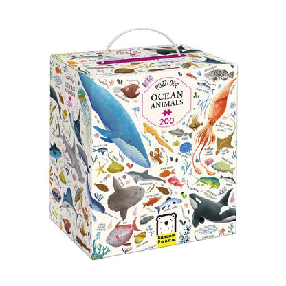 Banana Panda Puzzlove Ocean Animals (200 pcs) - Toby Tiger
