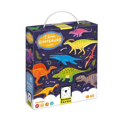 Banana Panda I Love Dinosaurs Puzzle - Toby Tiger