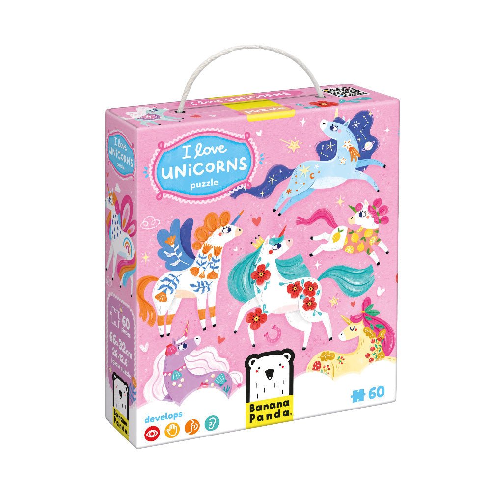 Banana Panda I Love Unicorns Puzzle - Toby Tiger