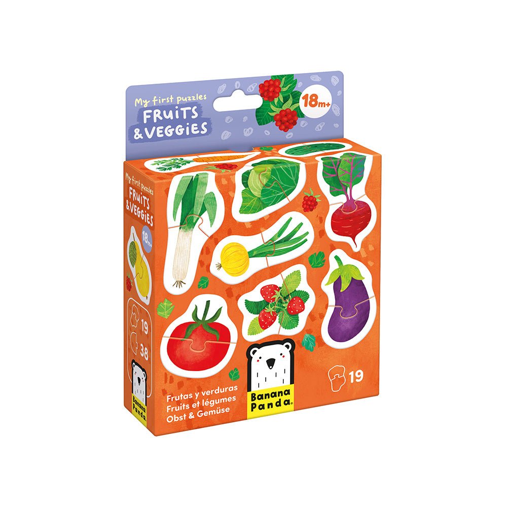 Banana Panda My First Puzzle Fruits & Veggies - Toby Tiger