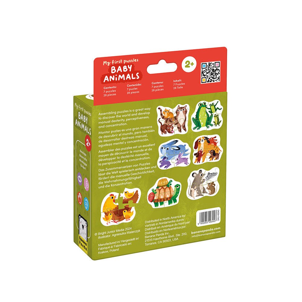 Banana Panda My First Puzzle Baby Animals - Toby Tiger