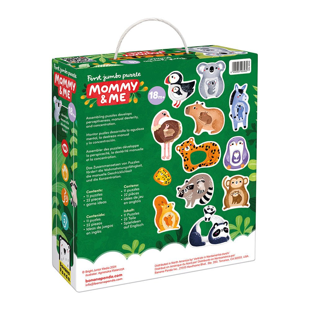 Banana Panda First Jumbo Puzzle Mommy & Me - Toby Tiger