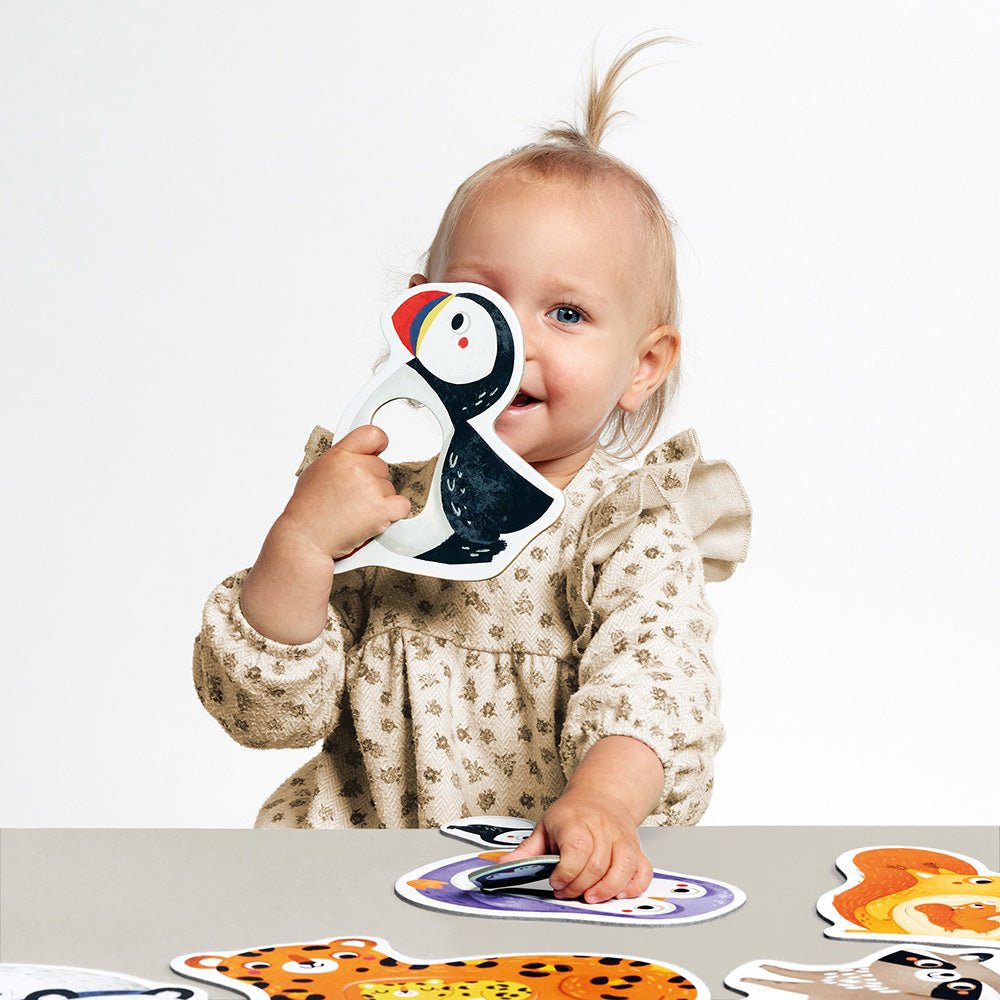 Banana Panda First Jumbo Puzzle Mommy & Me - Toby Tiger