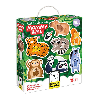 Banana Panda First Jumbo Puzzle Mommy & Me - Toby Tiger