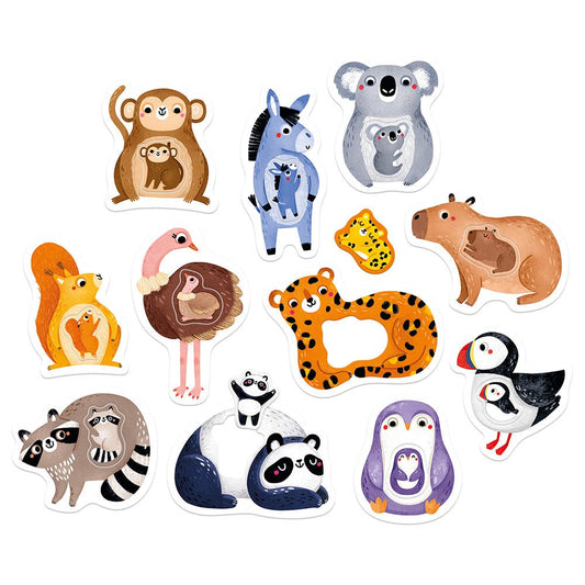 Banana Panda First Jumbo Puzzle Mommy & Me - Toby Tiger