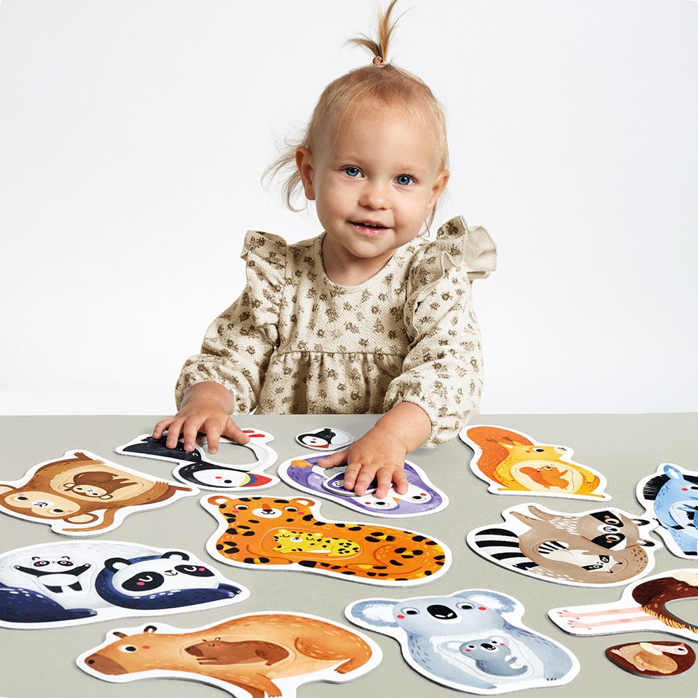 Banana Panda First Jumbo Puzzle Mommy & Me - Toby Tiger