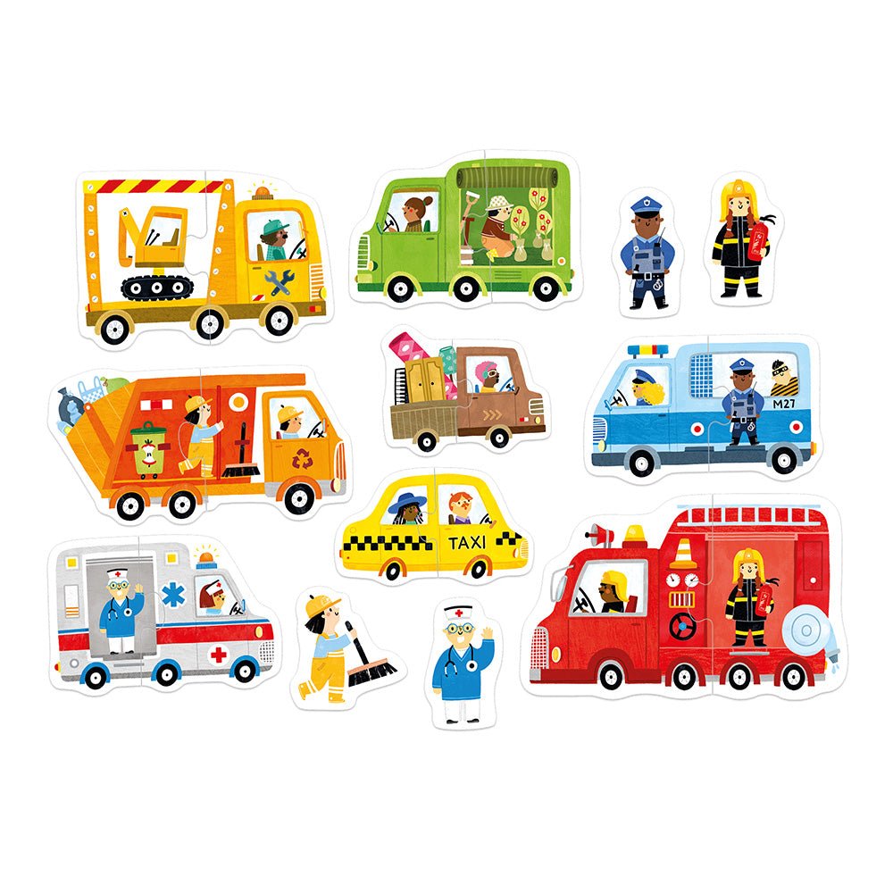 Banana Panda My First Car Puzzle - Toby Tiger