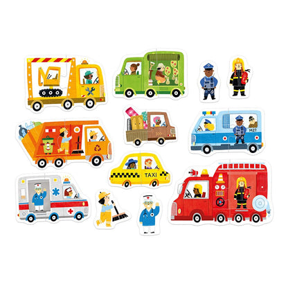 Banana Panda My First Car Puzzle - Toby Tiger