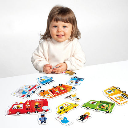 Banana Panda My First Car Puzzle - Toby Tiger