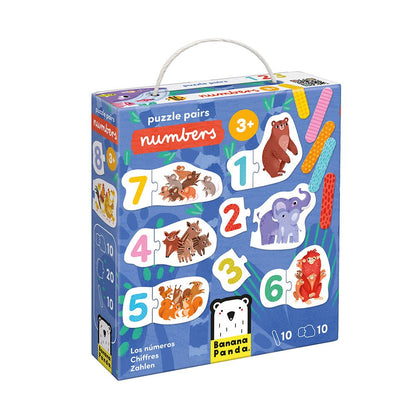 Banana Panda Puzzle Pairs Numbers - Toby Tiger