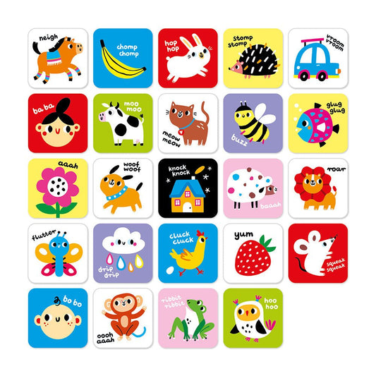 Banana Panda High Contrast Baby Cards - Toby Tiger