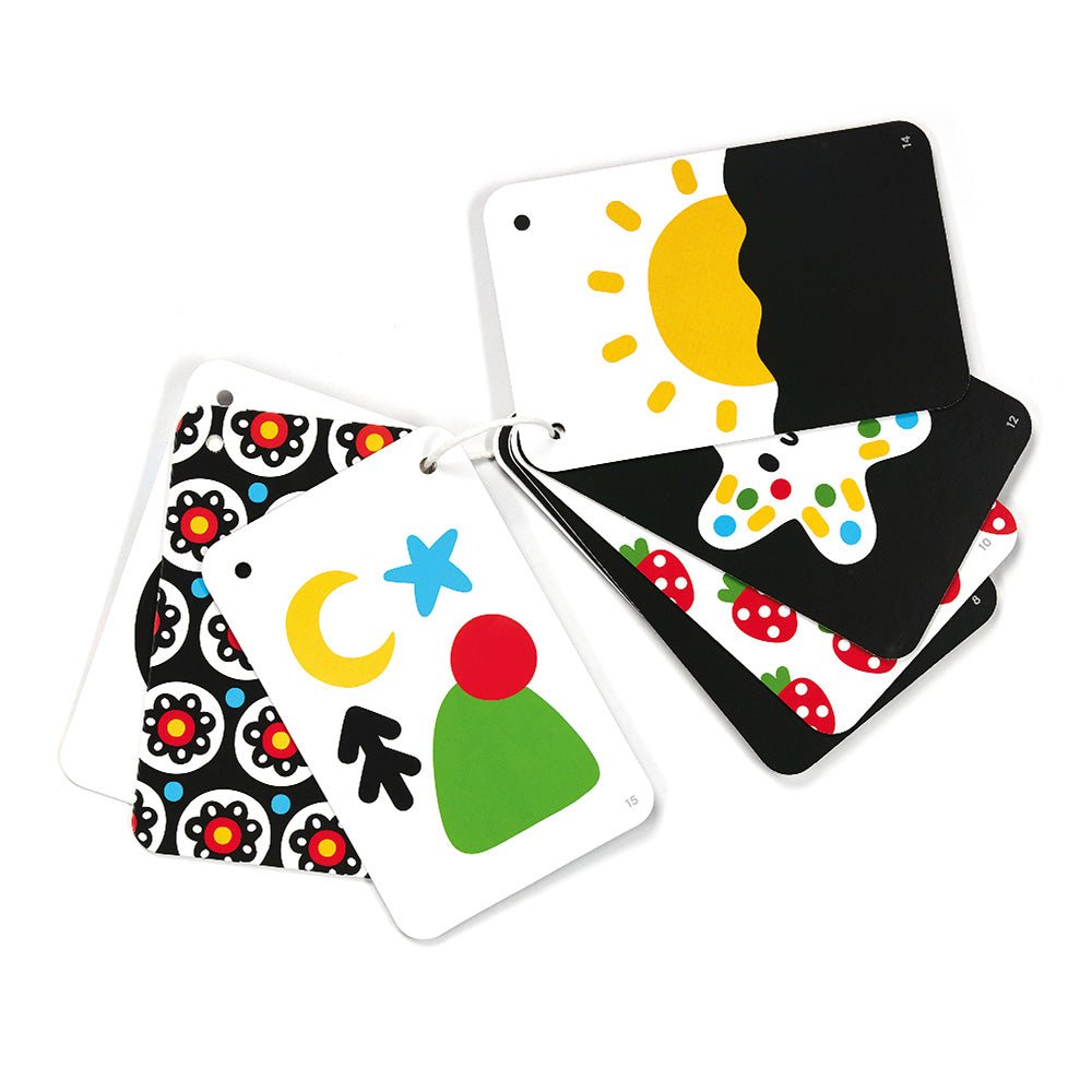 Banana Panda High Contrast Baby Cards on a String - Toby Tiger