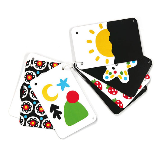 Banana Panda High Contrast Baby Cards on a String - Toby Tiger