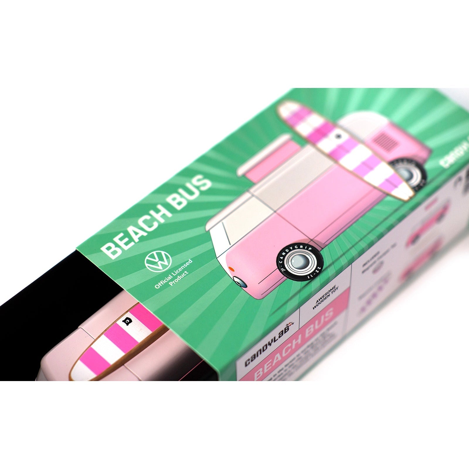 Candylab VW Beach Bus - Pink - Toby Tiger