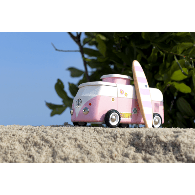 Candylab VW Beach Bus - Pink - Toby Tiger