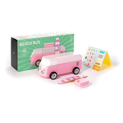 Candylab VW Beach Bus - Pink - Toby Tiger