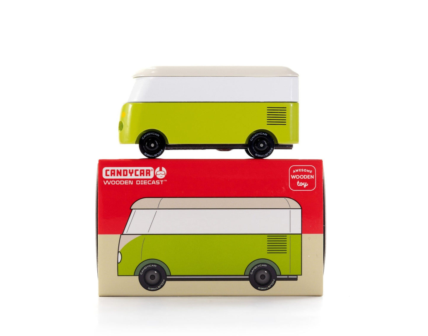 Candylab Candyvan VW T1 Green - Toby Tiger