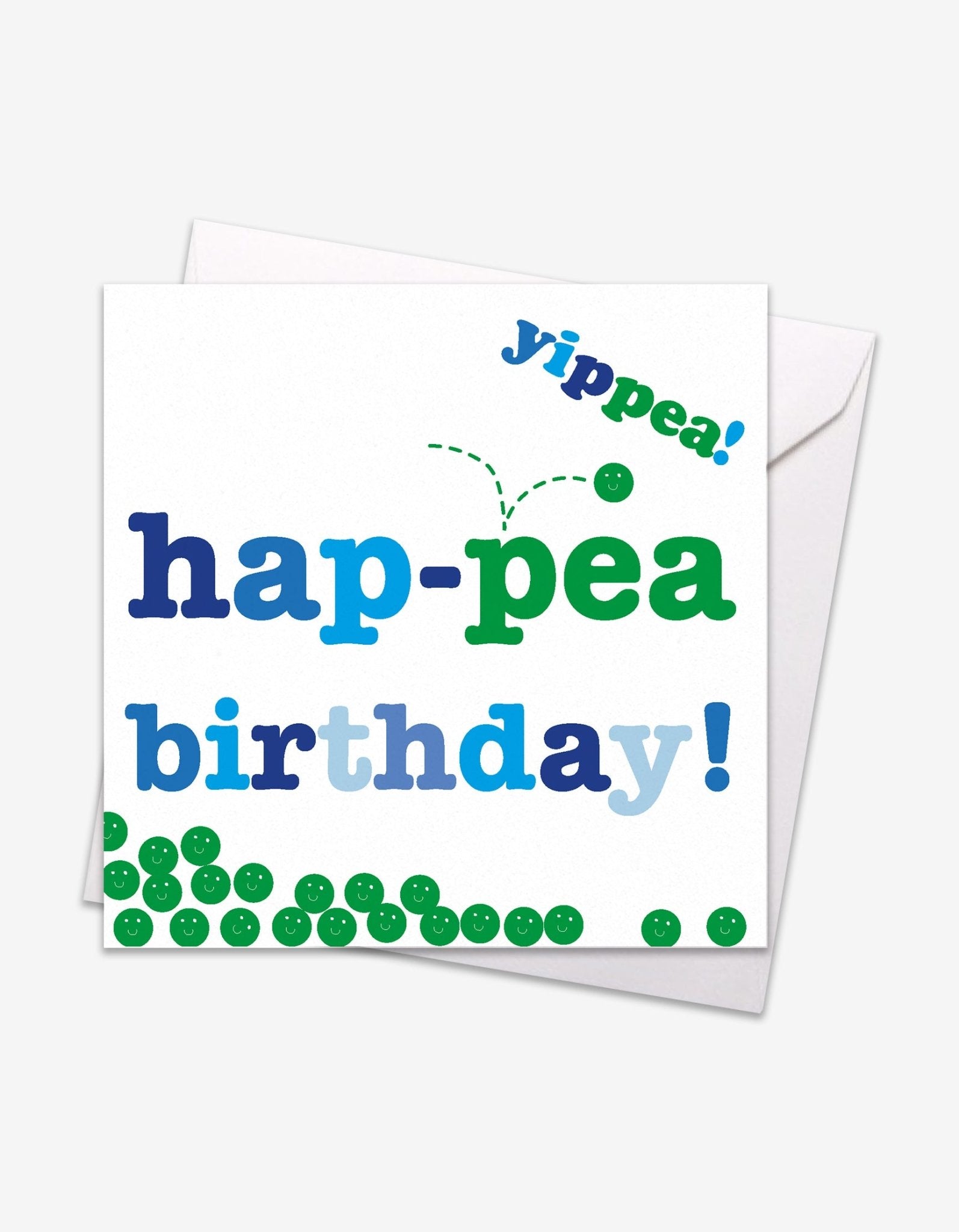 Hap pea Birthday Card