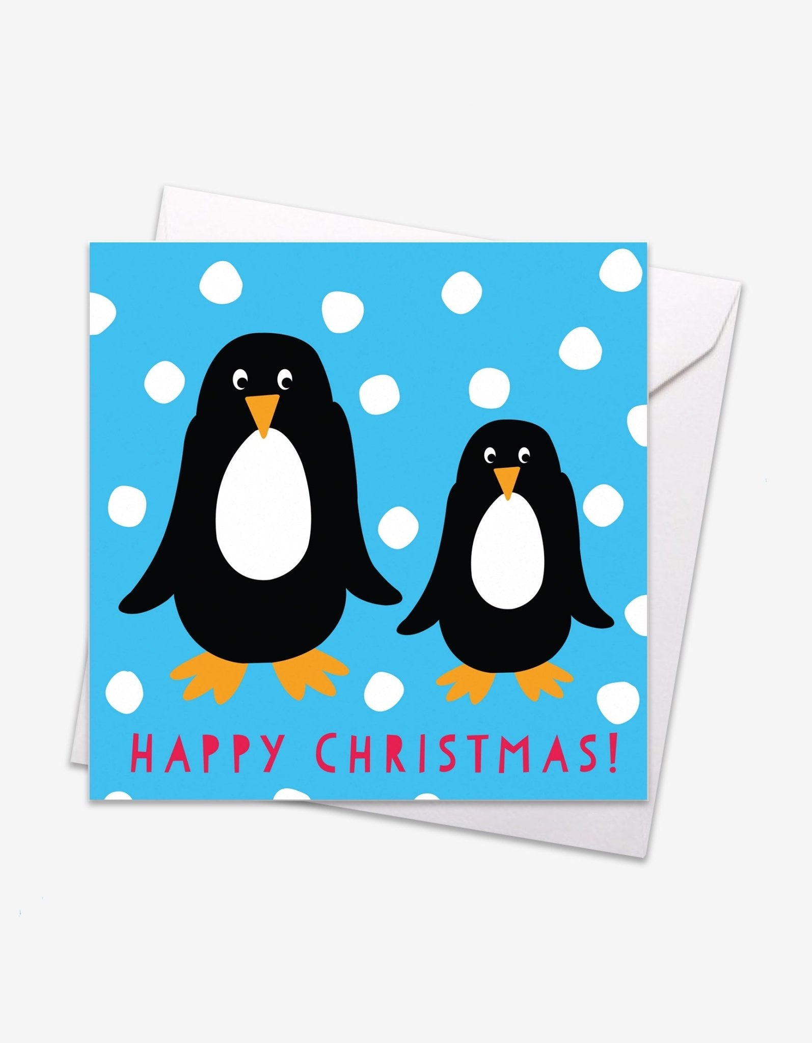 Toby Tiger Christmas Card with Penguin Design