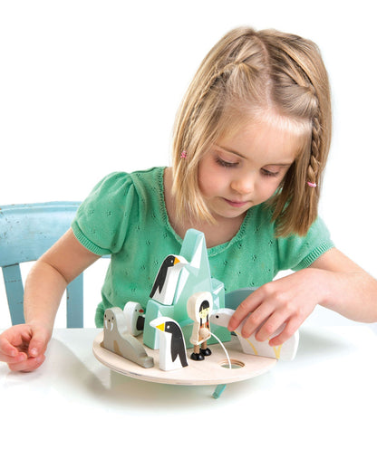 Balancing Polar Toy & Snowy Activity Book Bundle - Toby Tiger