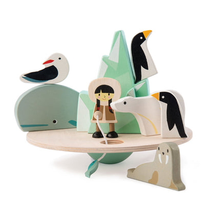 Balancing Polar Toy & Snowy Activity Book Bundle - Toby Tiger