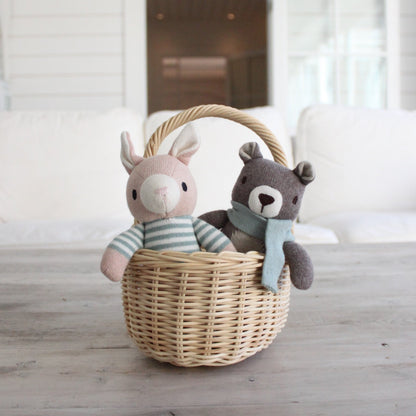 Finbar The Hare Knitted Toy + Gift Box - Toby Tiger