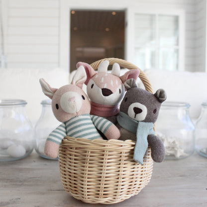 Finbar The Hare Knitted Toy + Gift Box - Toby Tiger