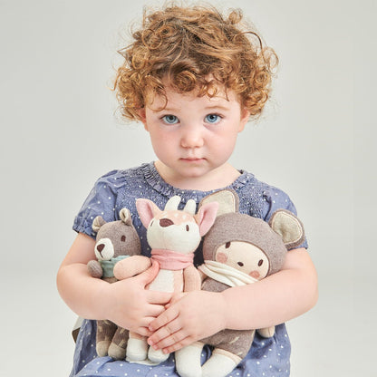 Finbar The Hare Knitted Toy + Gift Box - Toby Tiger