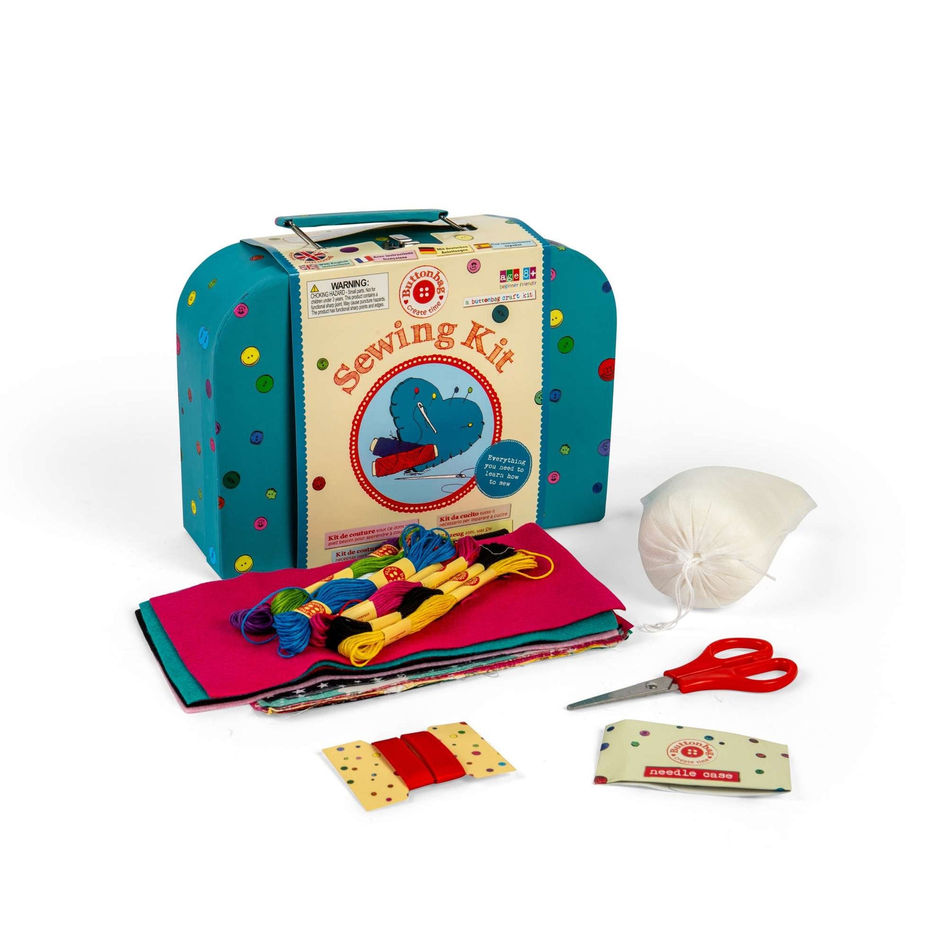 Sewing Kit - Buttonbag - Toby Tiger