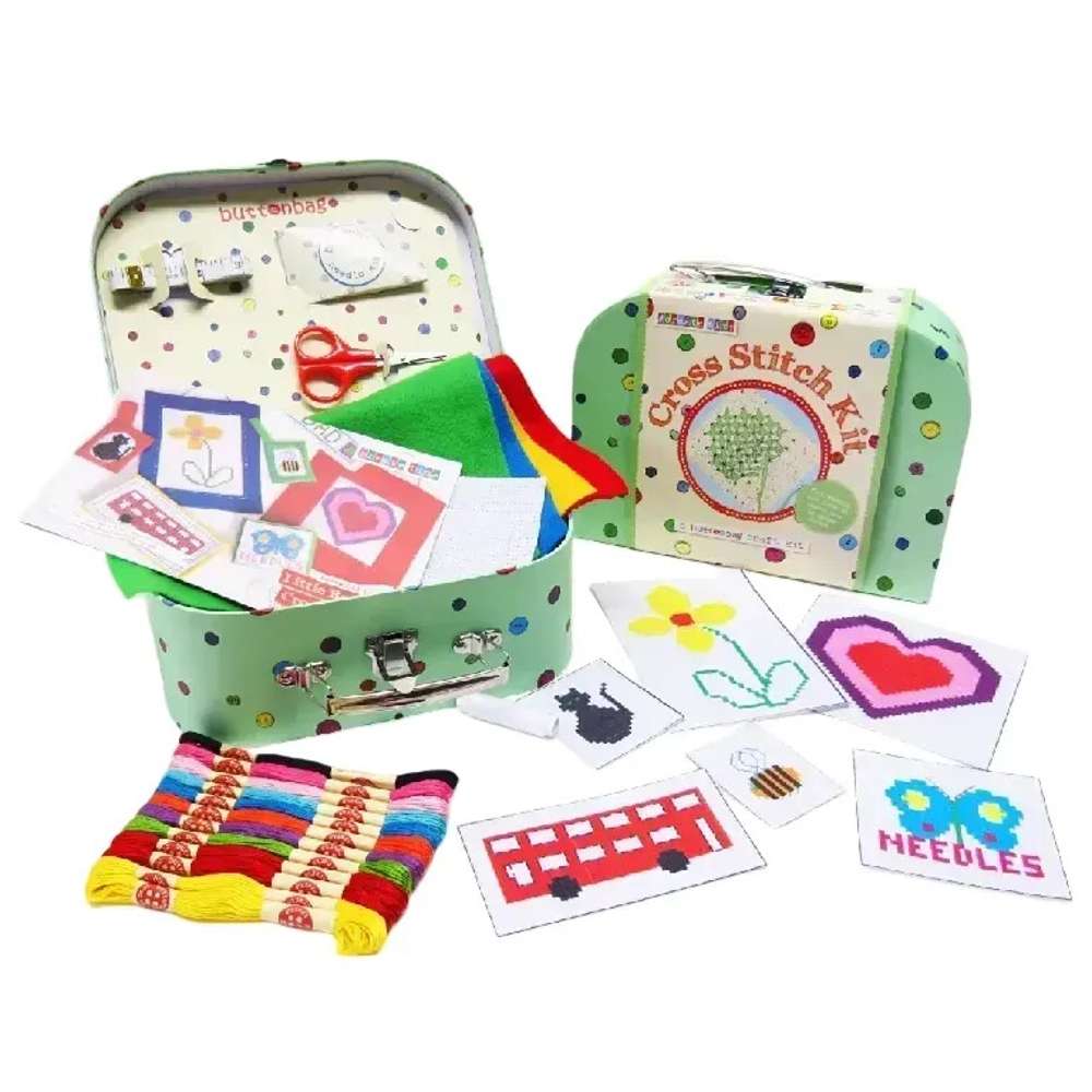 Cross Stitch - Buttonbag - Toby Tiger