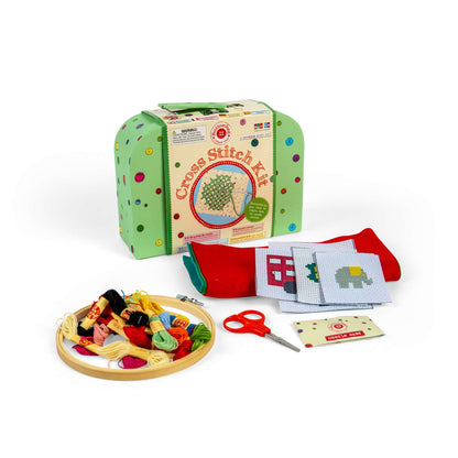 Cross Stitch - Buttonbag - Toby Tiger