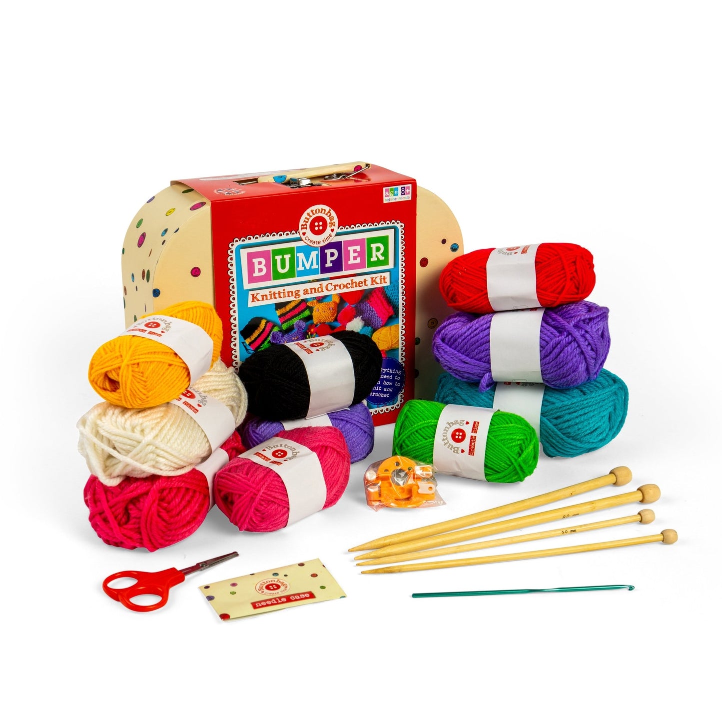 Bumper Knitting - Buttonbag - Toby Tiger