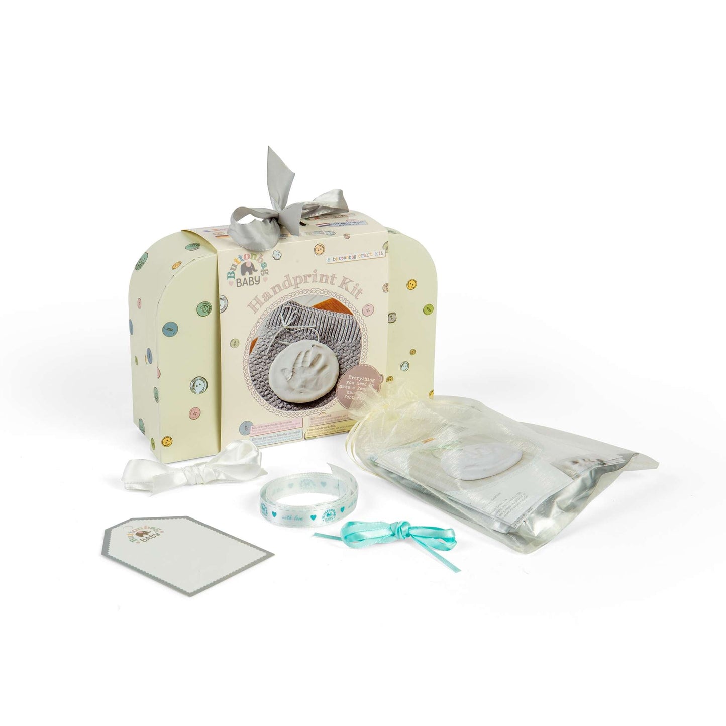 Baby Hand Print Kit - Buttonbag - Toby Tiger