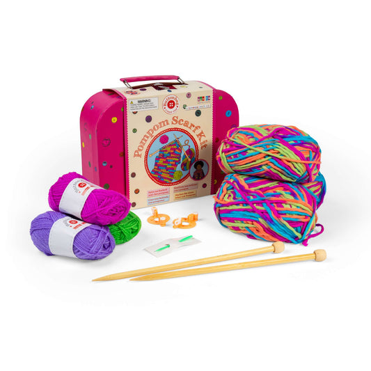 Pompom Scarf - Buttonbag - Toby Tiger