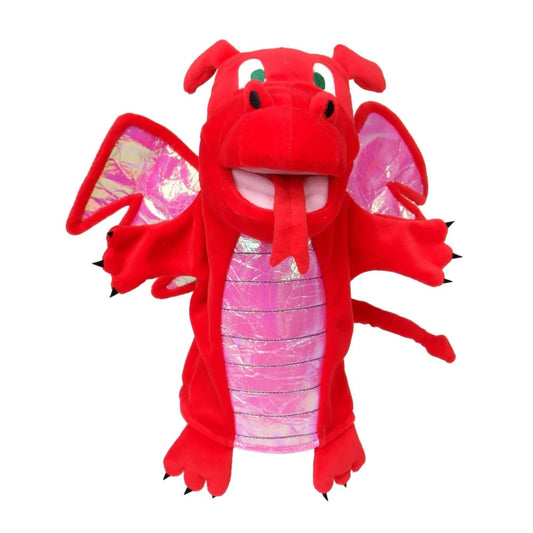 Red Dragon Hand Puppet - Toby Tiger UK