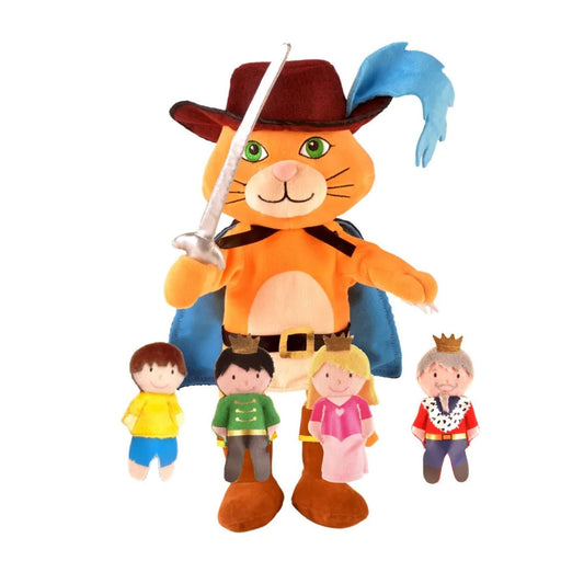 Puss In Boots Set Hand Puppet - Toby Tiger