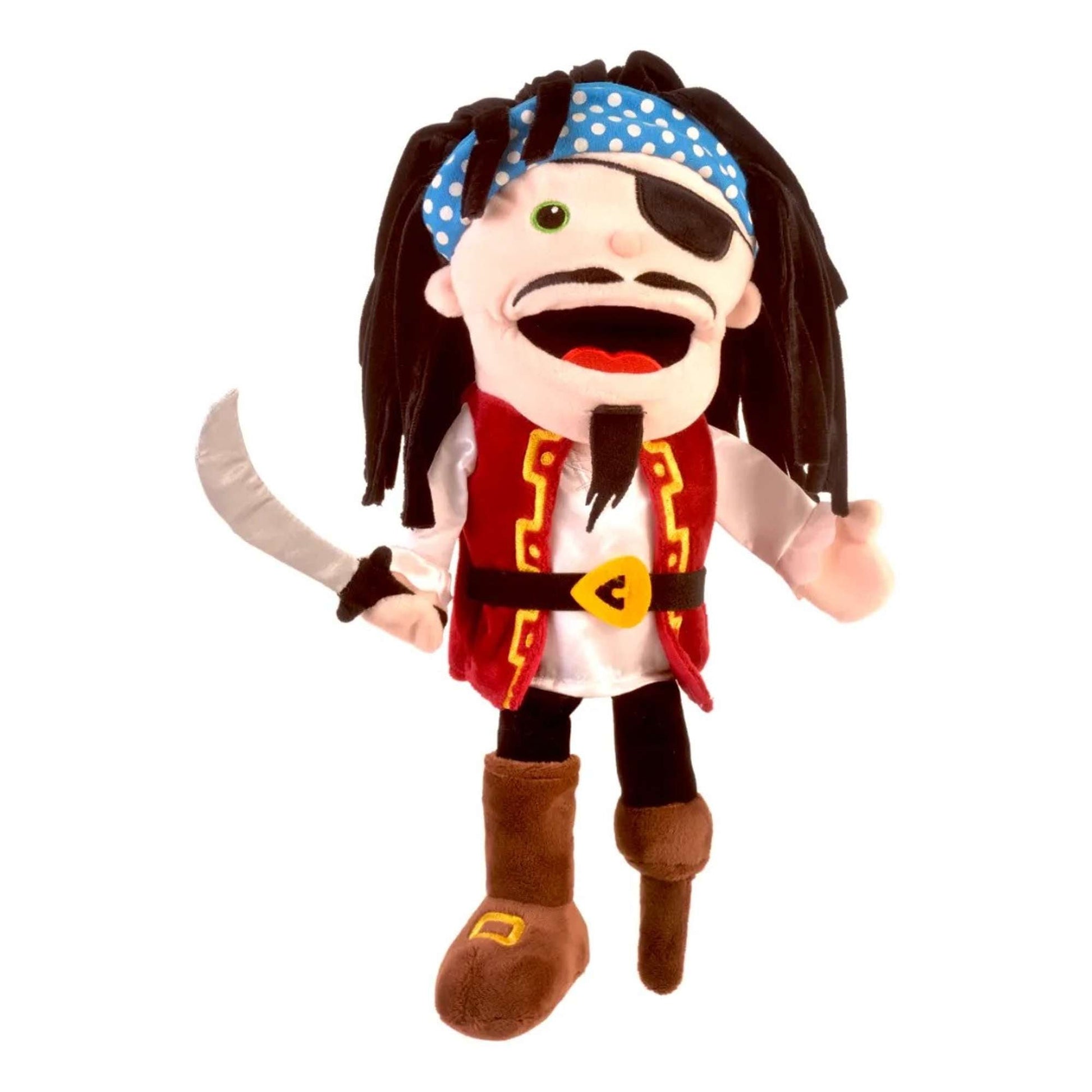 Pirate Moving Mouth Hand Puppet - Toby Tiger