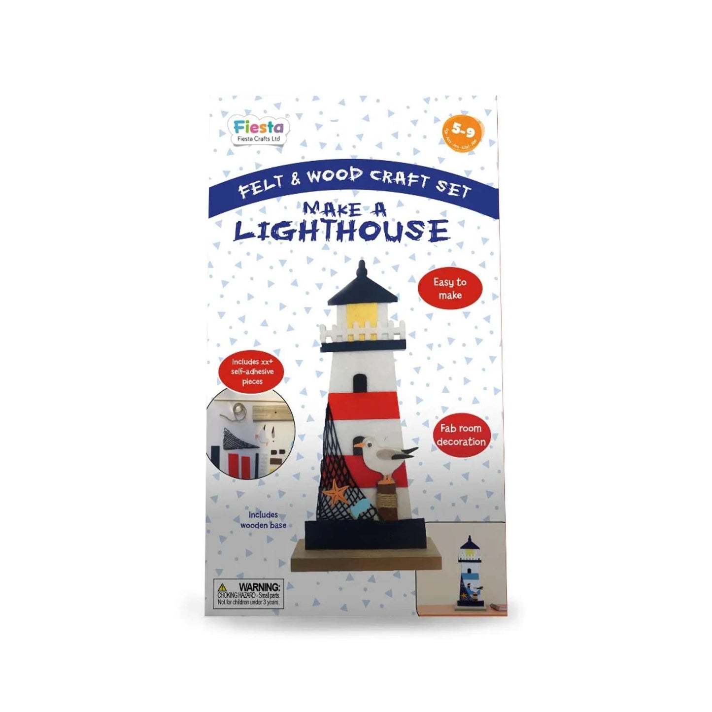 Felt & Wood Craft - Make A Lighthouse - Toby Tiger