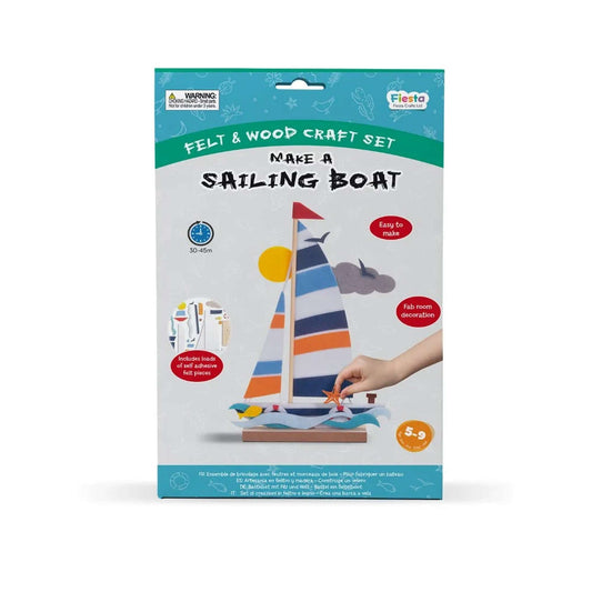 Felt & Wood Craft - Make A Sailing Boat - Toby Tiger