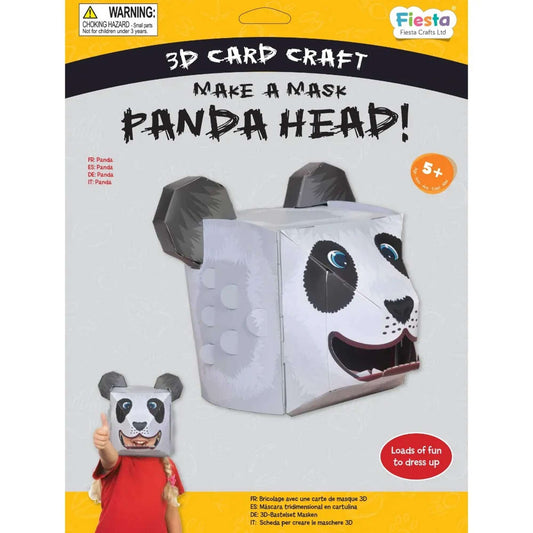 Panda 3D Mask Card Craft - Toby Tiger