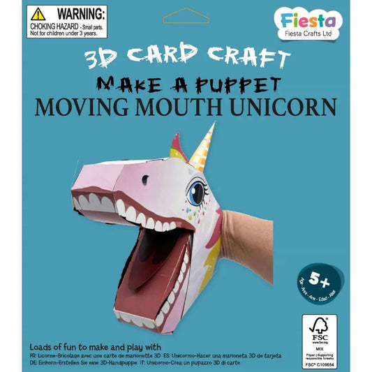 Unicorn Puppet Craft Kit - Toby Tiger