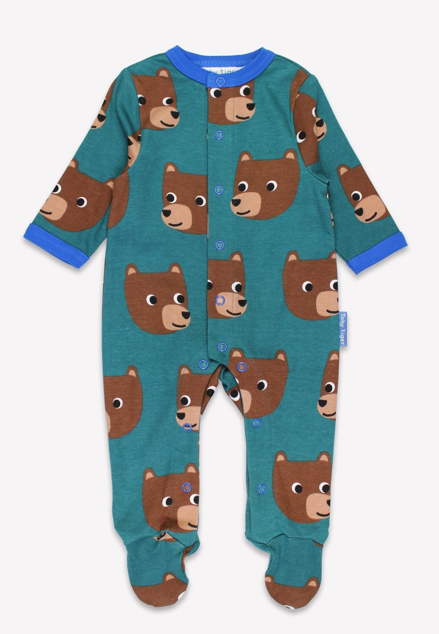 Organic Brown Bear Print Baby Gift Set - Toby Tiger