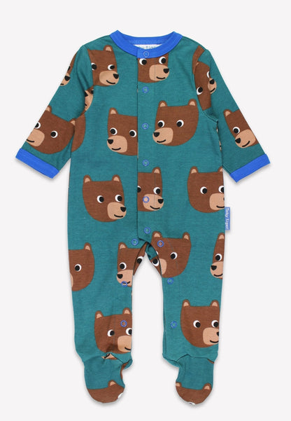 Organic Brown Bear Print Baby Gift Set - Toby Tiger