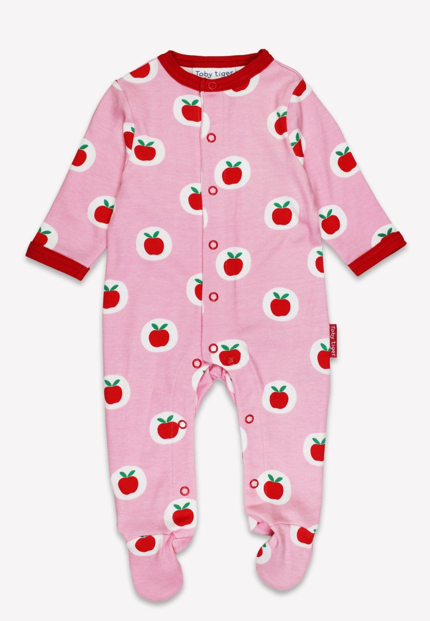 Organic Apple Print Baby Gift Set - Toby Tiger